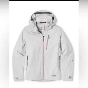 NEW NWT STIO WOMEN'S ENVIRON JACKET SKI SHELL QUIET GREY WOMENS SIZE XS